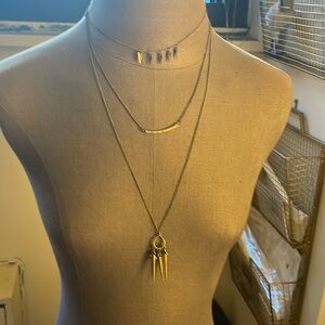 Multi layered necklace